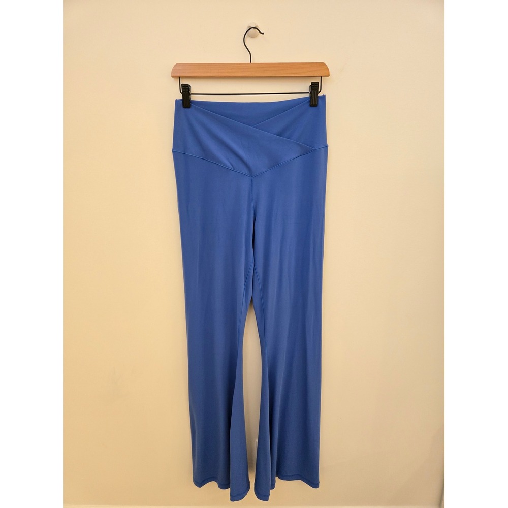OFFLINE by Aerie Real Me Crossover High Rise Flare Leggings Blue XL